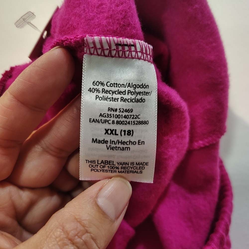 Athletic Works Kids Fuchsia Jogger Pants - Picture 4 of 9